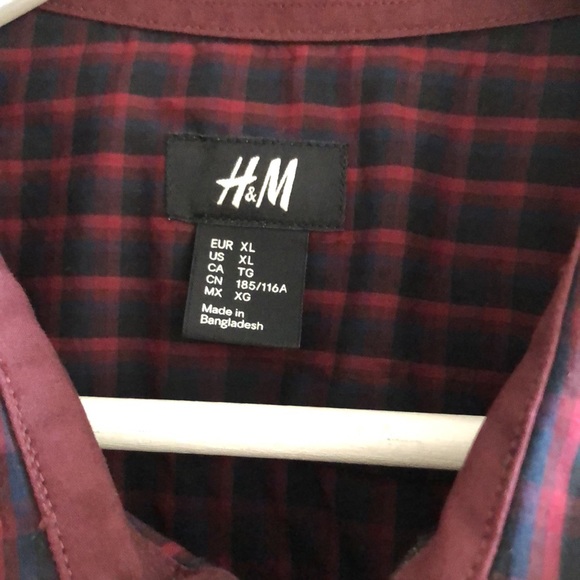 H&M Button Down Checkered Shirt - Picture 4 of 11